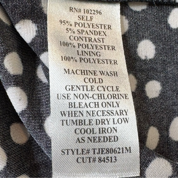 Connected Apparel Womens Petites Sheer Sleeve Jersey Sheath Dress size 16 - Picture 7 of 7